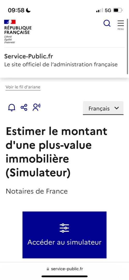 simulation calcul plus value immobiliĂšre