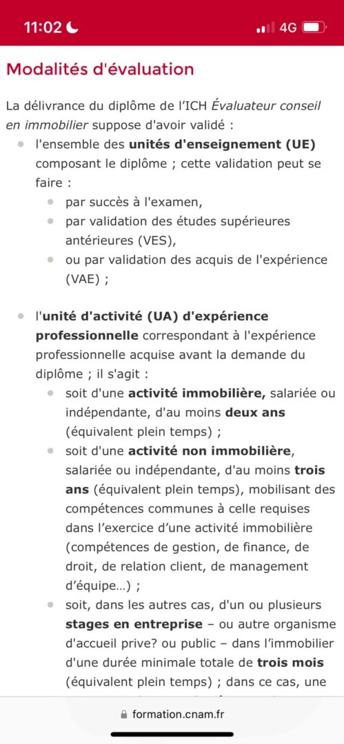 charte de l'expertise en évaluation immobilière 2022