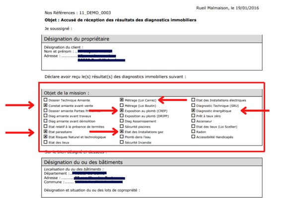 devis diagnostic immobilier exemple