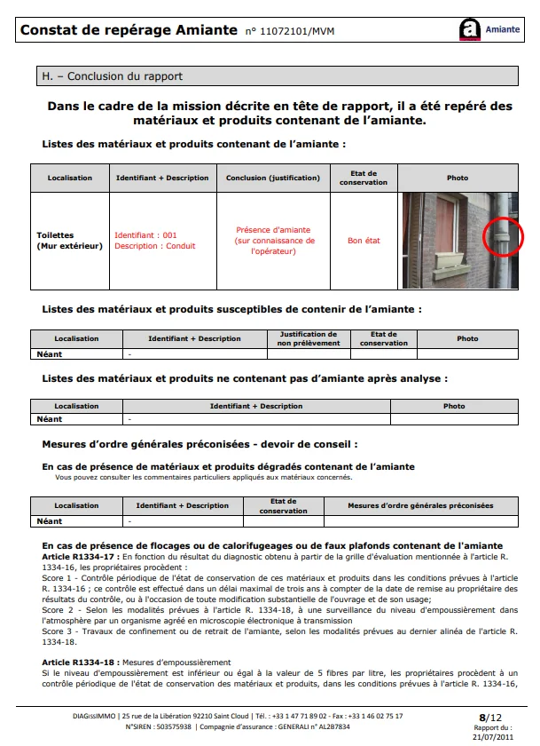 dpe bail commercial amiante