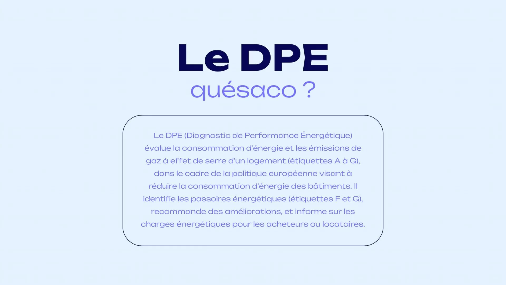 Definition du DPE